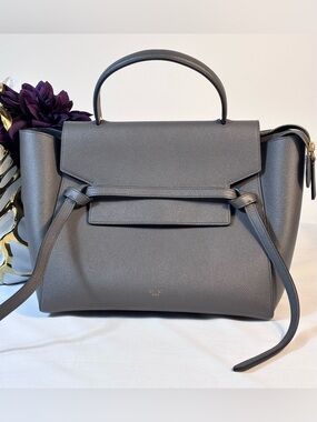 Celine Mini Belt Bag Gray